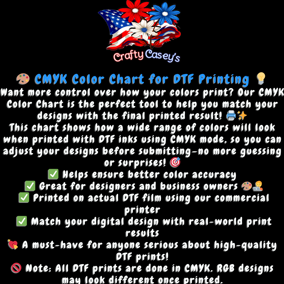 Add Color Chart For CMYK Color Matching
