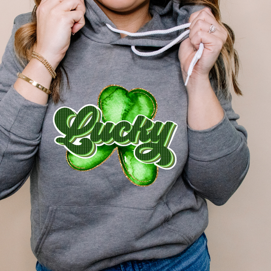 Lucky Shamrock St. Pats-Hoodie