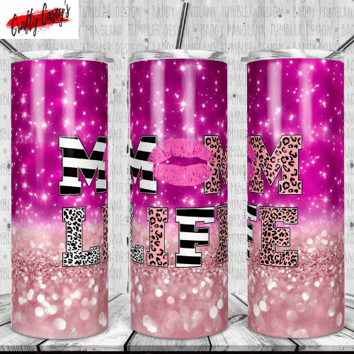 retro-pink-mom-life-lips-leopard tumbler