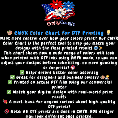 Add Color Chart For CMYK Color Matching