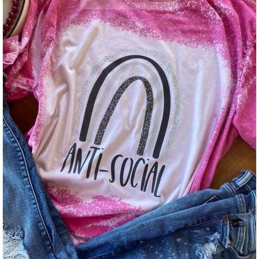 Anti Social - Funny-Unisex T-shirt.