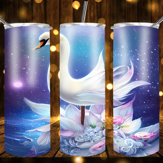 Beautiful Swan Tumbler