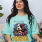Bernadoodle Dog Mama Faux Glitter Tee