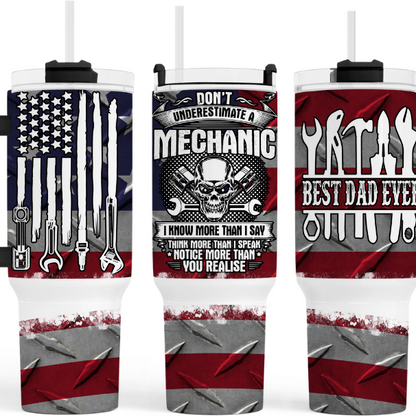 Best Dad Ever! Mechanic 40oz Tumbler