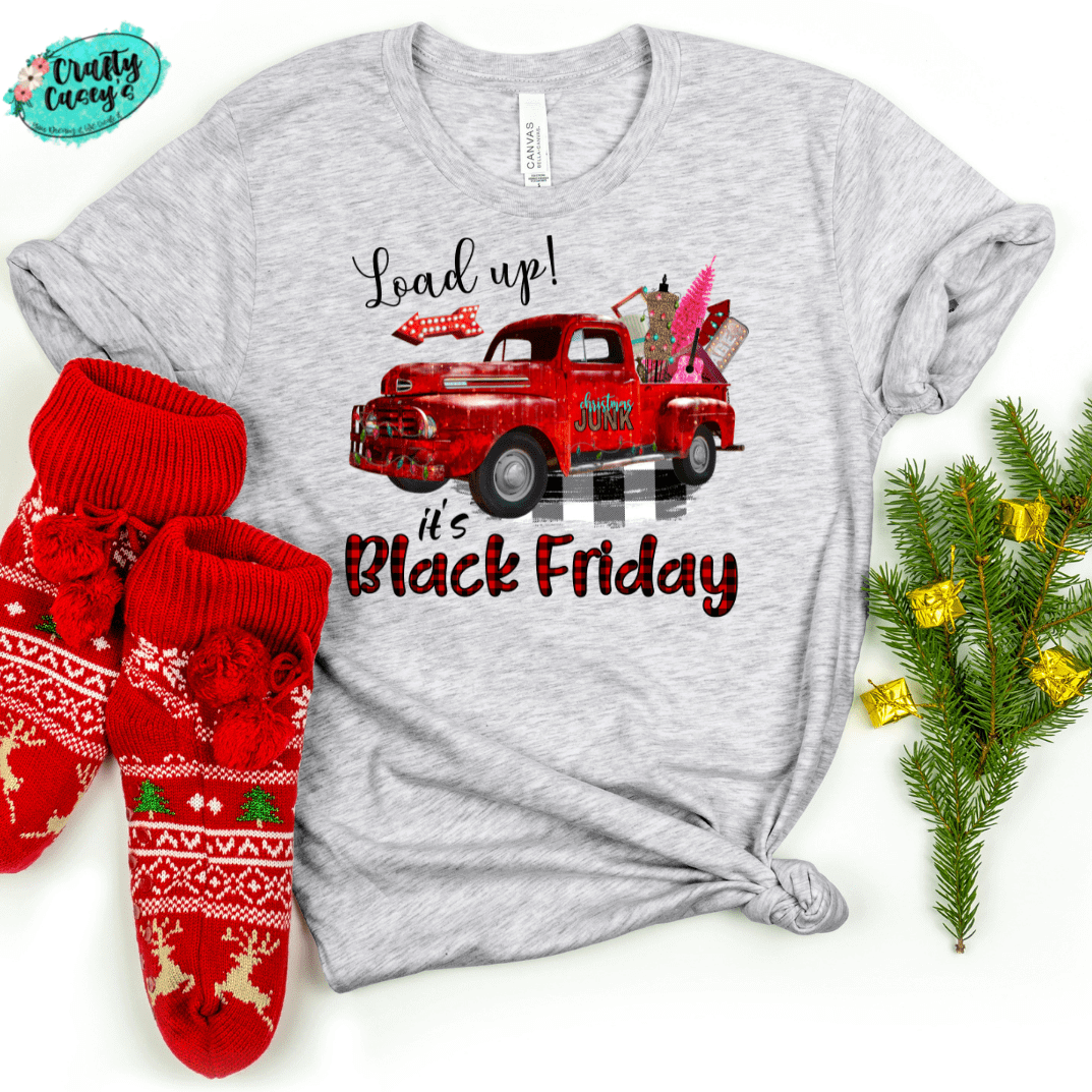 Black Friday Load Up- Red Truck -T-shirt