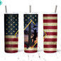 Brush Linemen U.S. Flag Tumbler