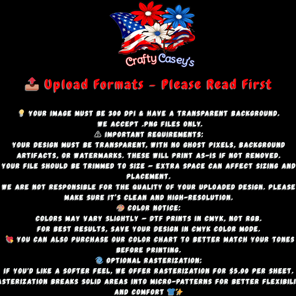 Build Your Own: Direct To Film Gang Sheet