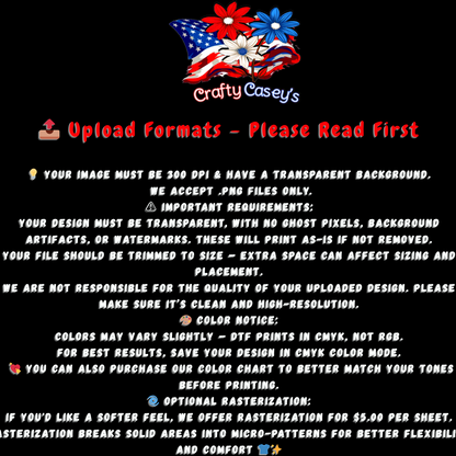 Build Your Own: Direct To Film Gang Sheet