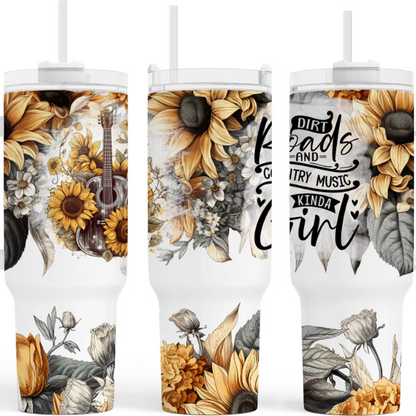 Country Girl Guitar 40 oz. Tumbler