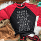Dasher, Dancer, Prancer, Vixin, Blitzin Funny Tee, Long Sleeve & Crewneck