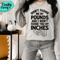 Don't Judge Me By Pounds Shirt adult funny graphic shirt design by Crafty Casey's