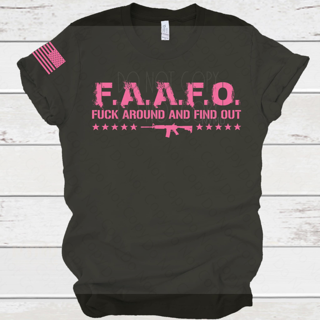 F.A.F.O. Patriotic Graphic Shirt by Crafty Casey's