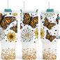 Glitter Butterflies 40 oz. Tumbler