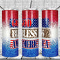 God Bless America - Patriotic-Leopard Vintage Tumbler