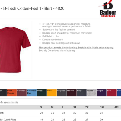 Gustos Bar & Grill Badger Dart Tee's