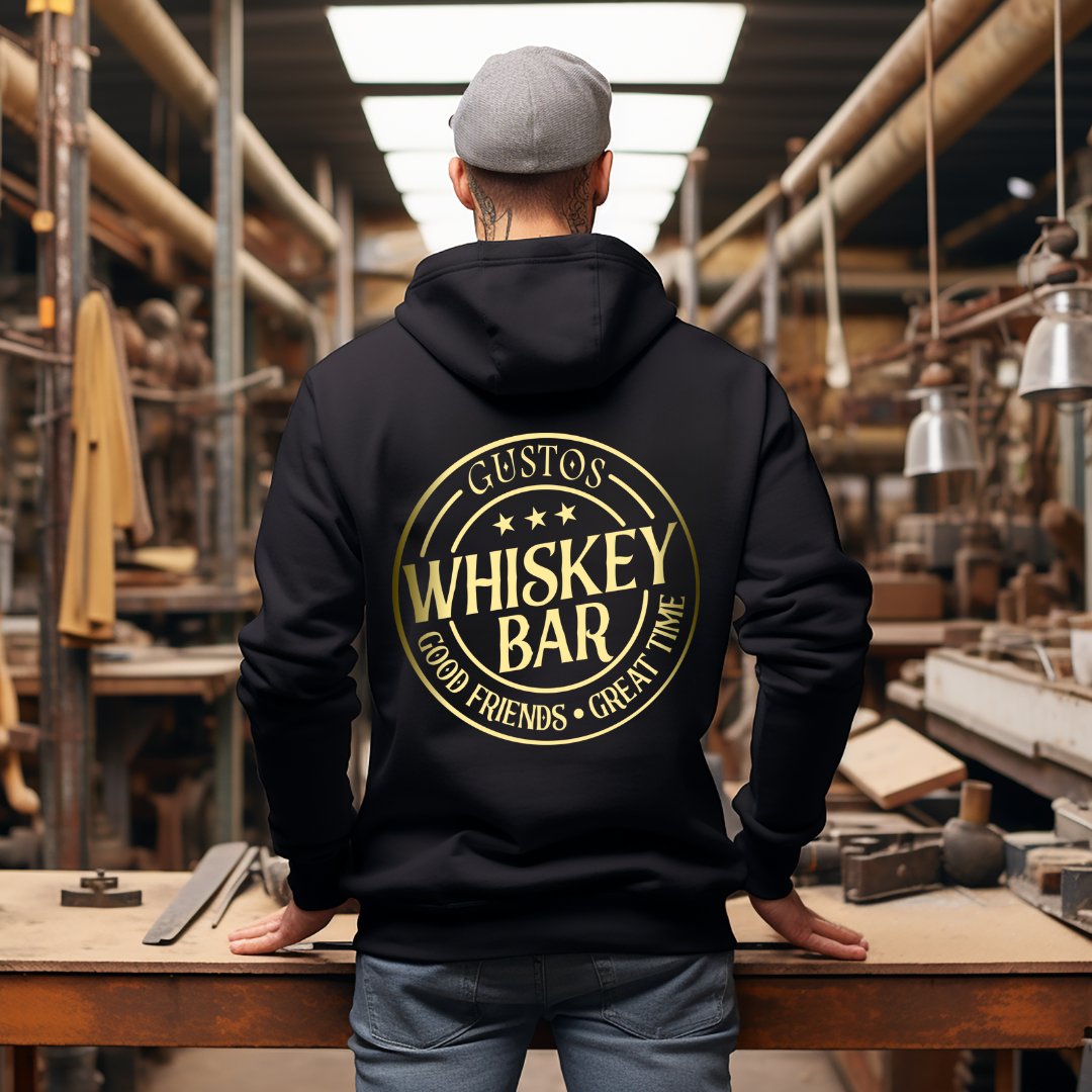 Gustos Whiskey Bar Great Friends & Great Time Hoodie