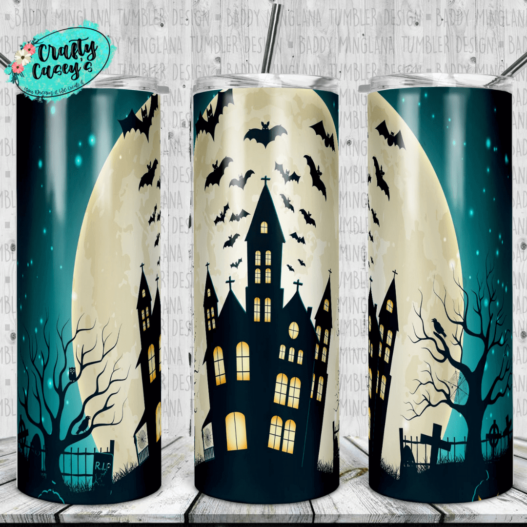 Halloween Scary House -Drink Tumbler