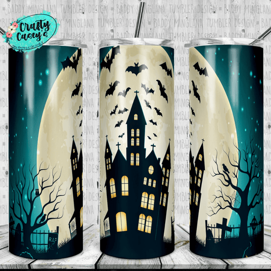 Halloween Scary House -Drink Tumbler