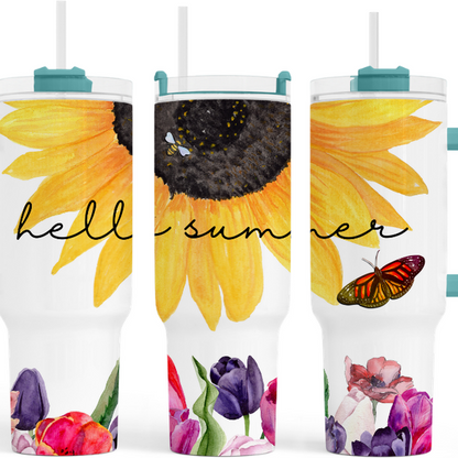 Hello Summer 40 oz. Tumbler