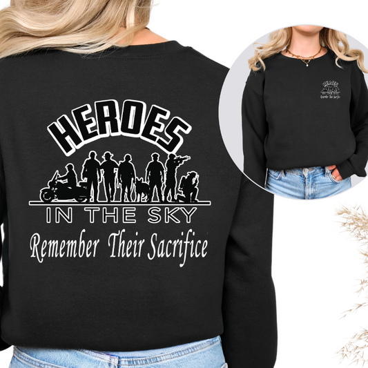Heroes In The Sky Remember Their Sacrifice Sweatshirts
