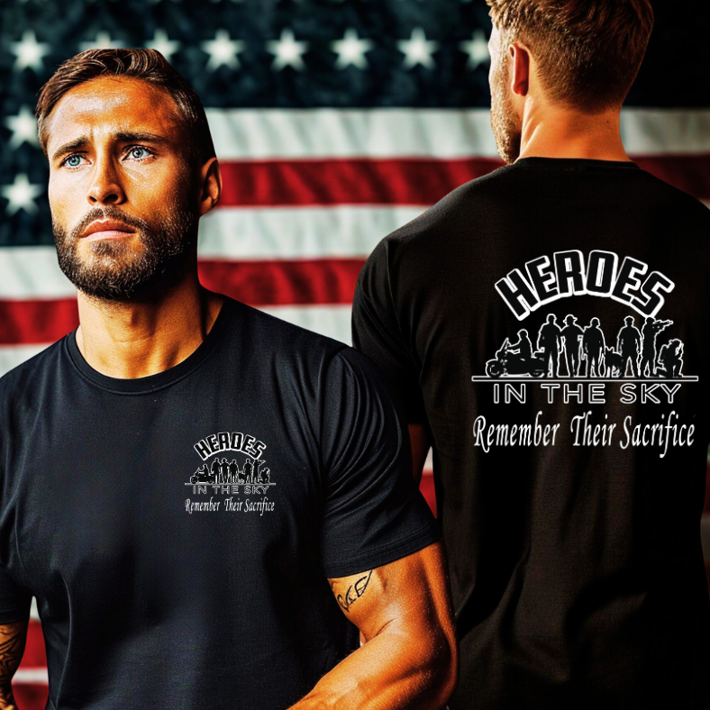 Heroes In The Sky Remember Their Sacrifice T-shirt