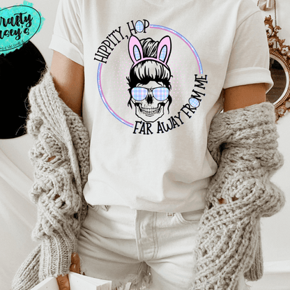 Hippity Hop Long Way From Home - Light Mom Bunn -Sublimation Transfers