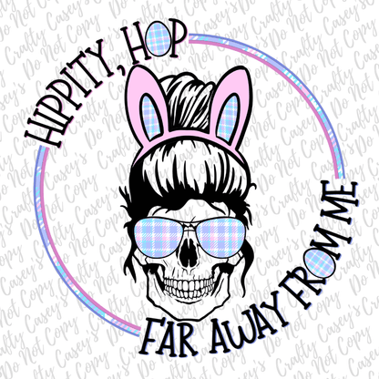 Hippity Hop Long Way From Home - Light Mom Bunn -Sublimation Transfers