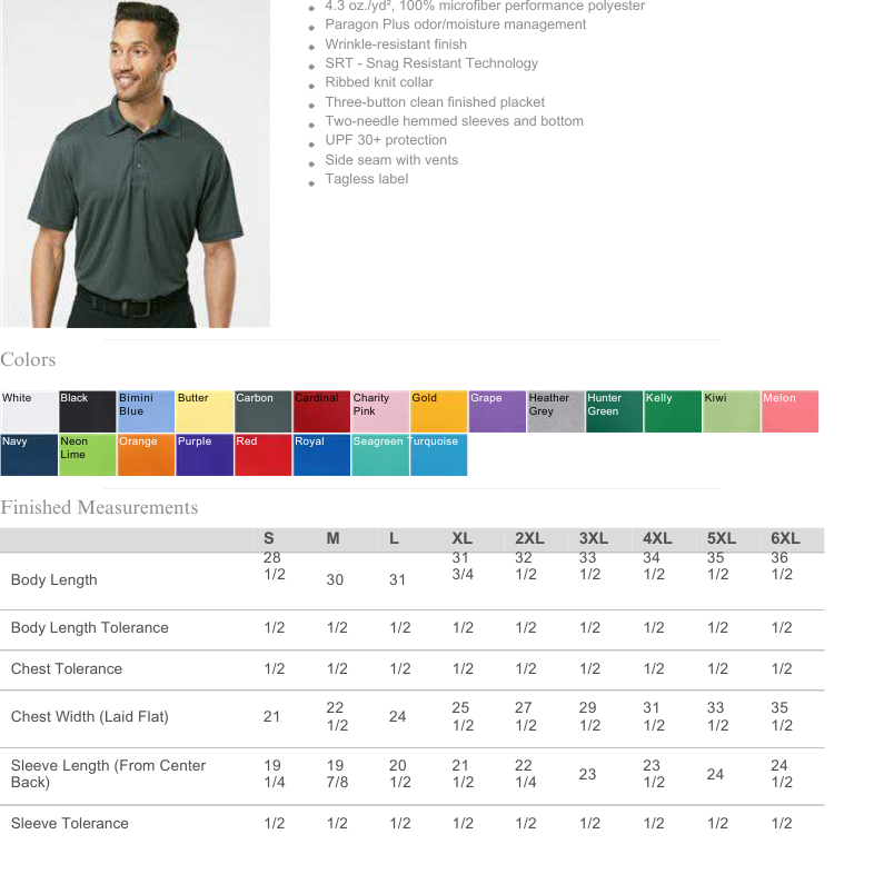 Illinois Junior Academy Of Science Paragon Embroidered Polos