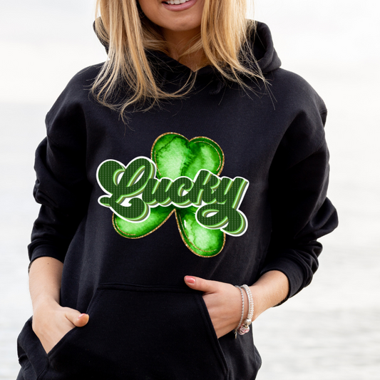 Lucky Shamrock St. Pats-Hoodie