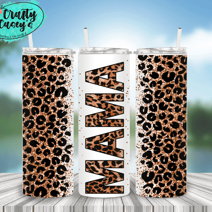 Mama Leopard Drink Tumbler