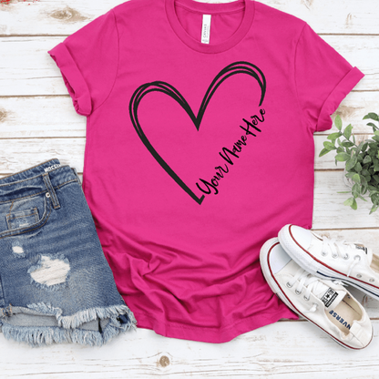 Mom Heart- Personalized-Grandma, Mamma, GIGI