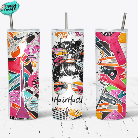 Mom Skull Hair Stylist-Occupational-Tumbler