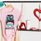 #Nurse Life Messy Bun-Tee