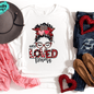 One Loved Mama Messy Bun Valentine Long Sleeved