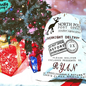 Overnight Delivery Do Not Open Before - Santa-Sack-Personalized-Embroidered