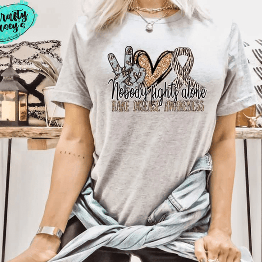 Rare Disease Awareness Graphic Shirt awareness apparel design by Crafty Casey's