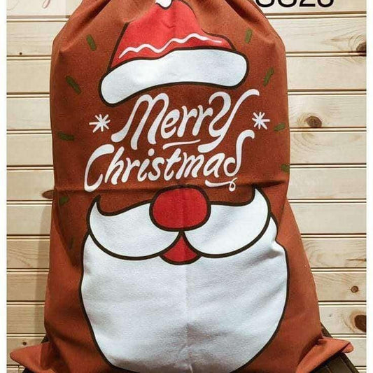 Red Santa Sack Santa Beard-Santa Sack-Personalized-Embroidered-Gift Wrapping