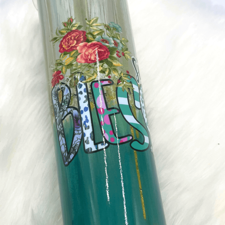 Simply Blessed- Spiritual- Stainless Steel Drink Tumbler