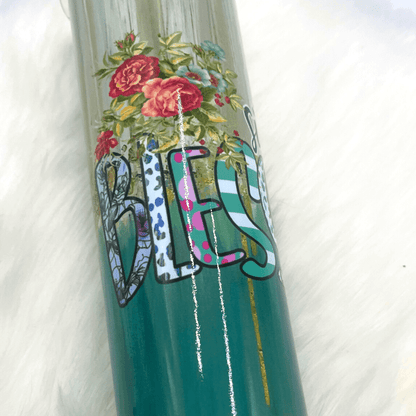 Simply Blessed- Spiritual- Stainless Steel Drink Tumbler