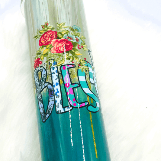 Simply Blessed- Spiritual- Stainless Steel Drink Tumbler