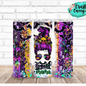 Spooky Mom Purple -Halloween-Drink Tumbler