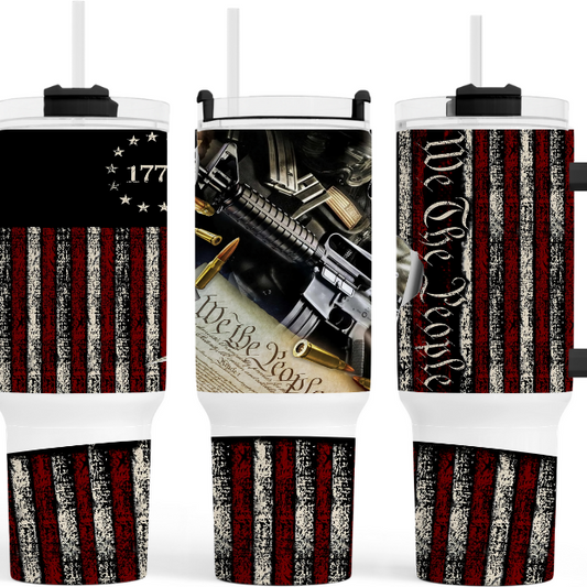 We The People 2nd U.S. Flag 40 oz Tumbler