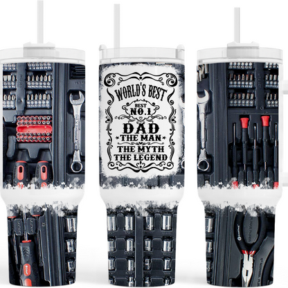 Worlds Best Dad Mechanic 40 oz Tumbler